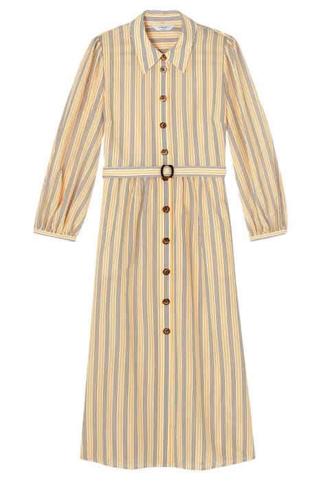 AARONS SHIRT DRESS CREAM/YELLOW 3