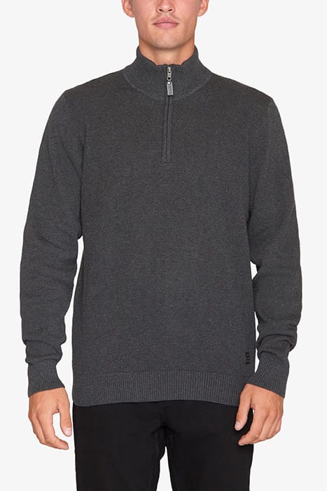 SISHAUN BF23 ZIP DARK GREY MELANGE 1