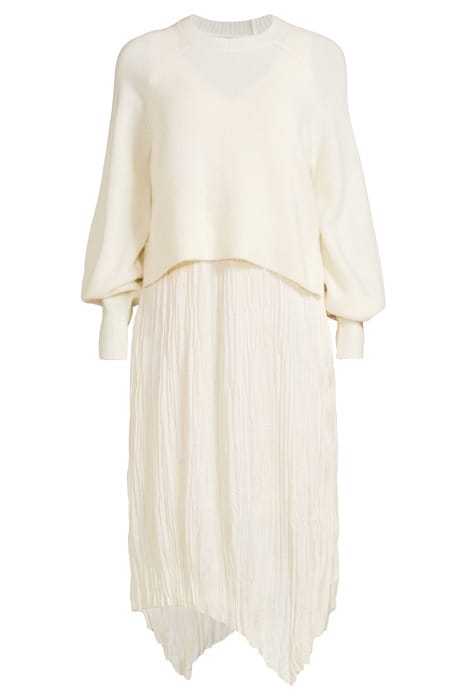 JENNITA DRESS CHALK WHITE 6