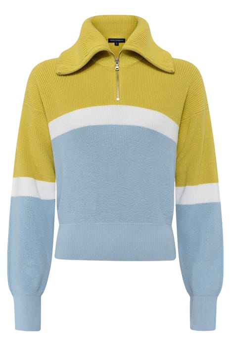 KONNIE HALF ZIP JUMPER WRMOLIV-FRGET-SUMWHT 1