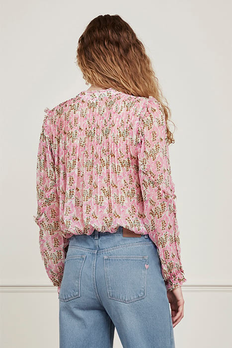 HANNI TOP WARM WHITE/PURPLE PR 2