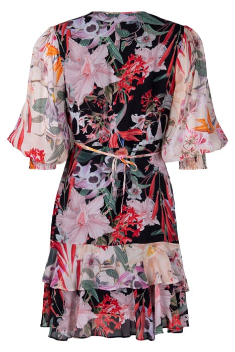 ARI LEONDRA DRESS PEARL WHITE/BLACK 3