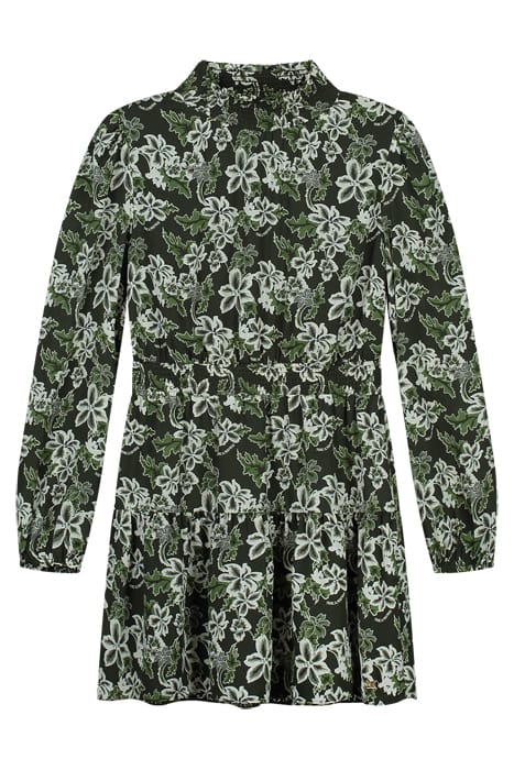 RUBY DRESS DARK GREEN 1