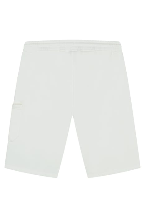 RUBBER BADGE SWEAT SHORTS OFF WHITE 4