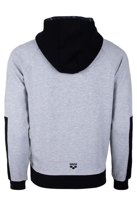 MAN HOODIE FULL ZIP LIGHT GREY MELANGE 5