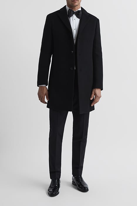 GABLE SINGLE BREASTED COAT — BLACK 3