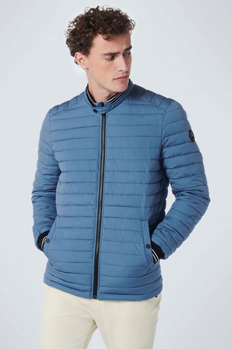 JACKET SHORT FIT PADDED BLUE 1
