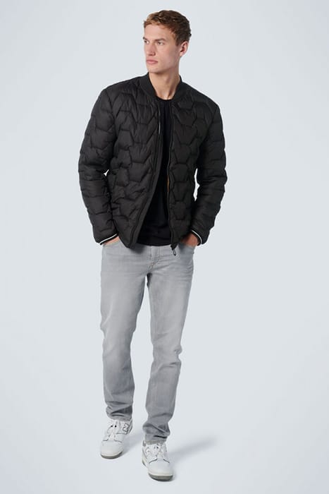 JACKET SHORT FIT PADDED BLACK 3