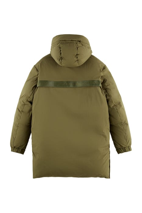 ORGANIC COTTON BLEND PUFFER JACKET WITH REPREVE® FILLING CLE 2