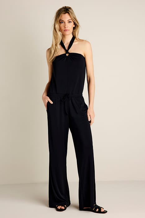 QUINTY: JUMPSUIT CREPE JERSEY BLACK 1