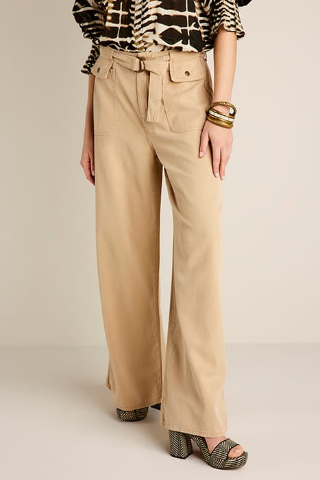 WIDELEG PANTS COTTON LYOCELL TWILL ALPACA 1