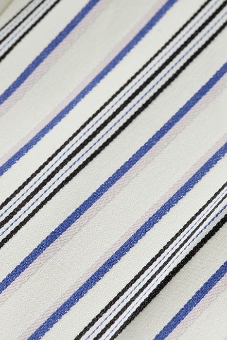 LOWRY - MID-RISE SLIM STRIPED TROUSERS BLUE PINK STRIPES 3