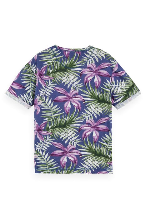FLORAL-PRINT RELAXED-FIT T-SHIRT COMBO A 2