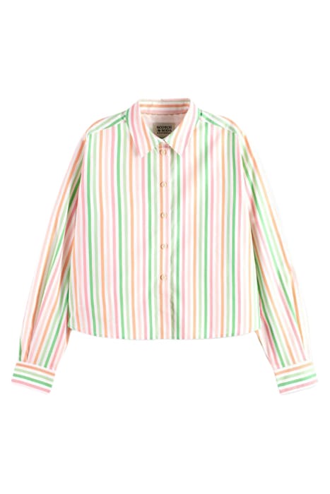 MULTI STRIPED BOXY FIT SHIRT MULTI STRIPE 1