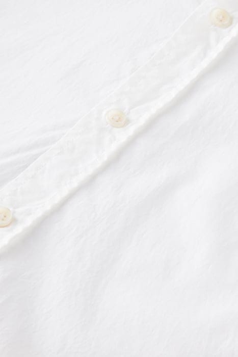 ESSENTIAL - SOLID ORGANIC CO/EA SLIM FIT SHIRT WHITE 3