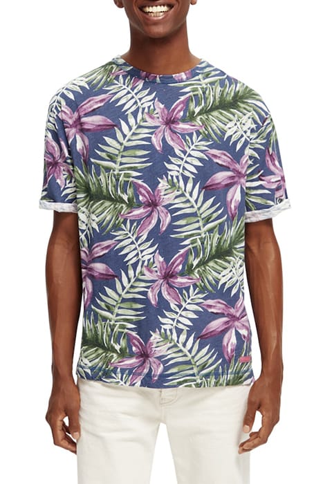 FLORAL-PRINT RELAXED-FIT T-SHIRT COMBO A 3