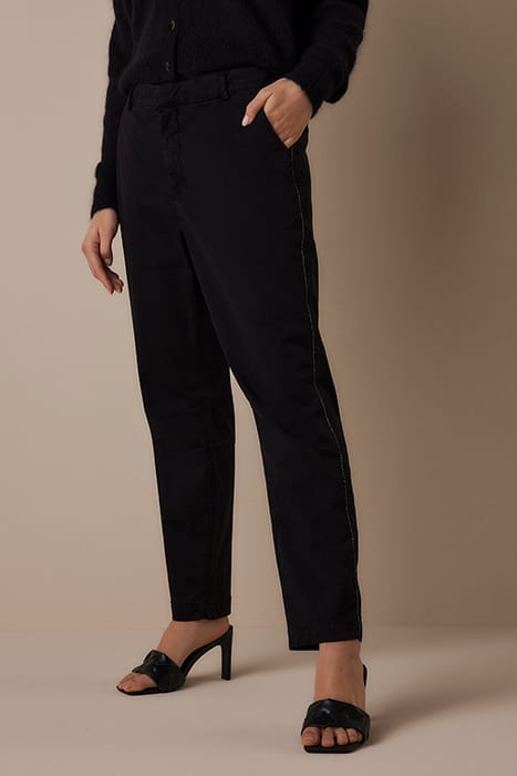 CHINO PANT PEACHY FINE TWILL BLACK 1