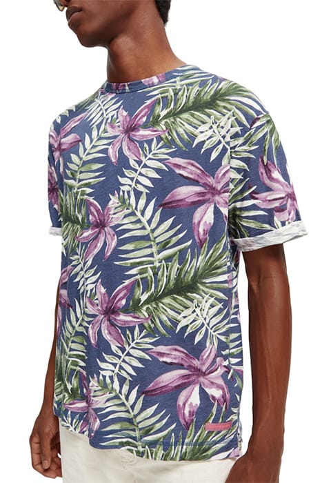 FLORAL-PRINT RELAXED-FIT T-SHIRT COMBO A 5