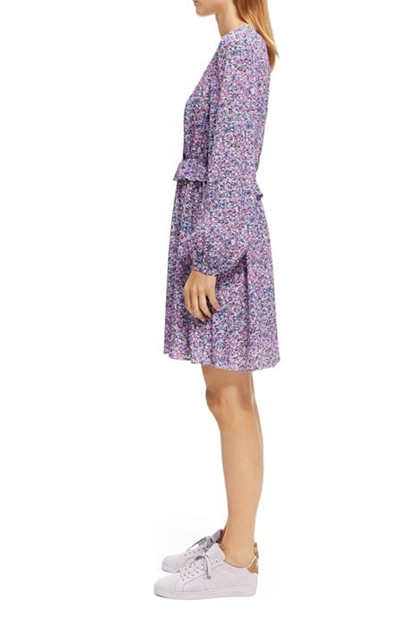 WRAPPED SHORT DRESS ROSARIA PURPLE 4