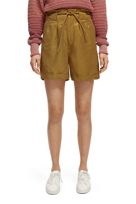 HIGH RISE BELTED SHORTS COCONUT SHELL 3