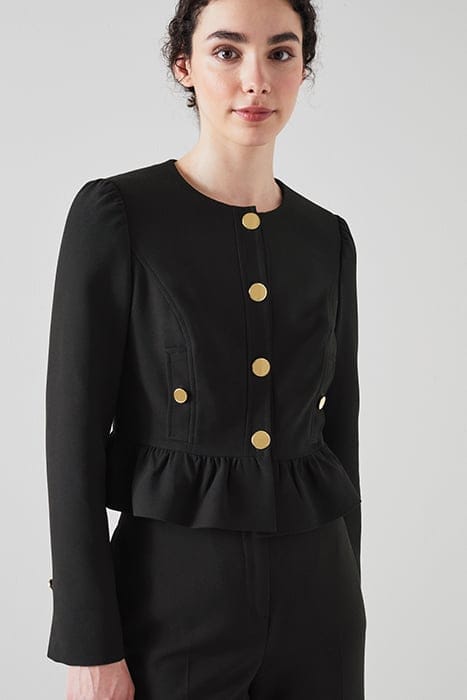 FOLLY CROPPED JACKET BLACK 1