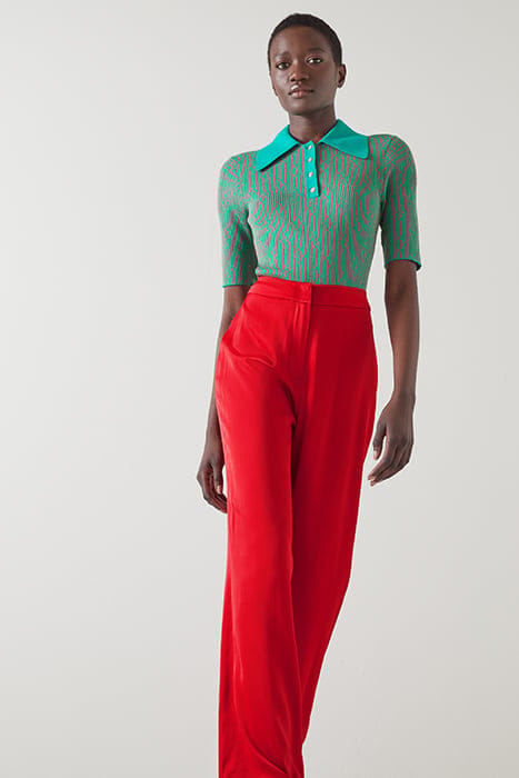 SEYDOUX WIDE-LEG & FLARED JEANS  CHERRY 5