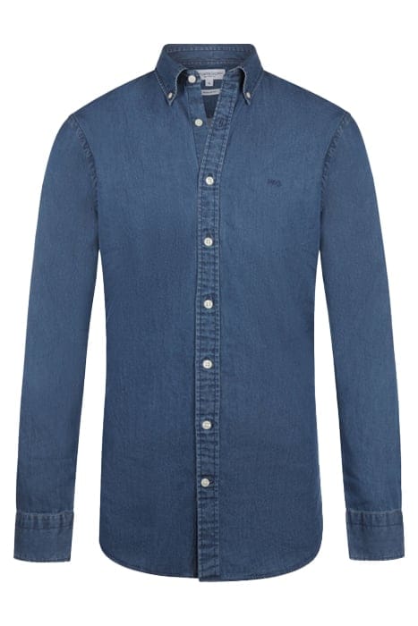 CHAMBRAY SHIRT MEDIUM BLUE 1