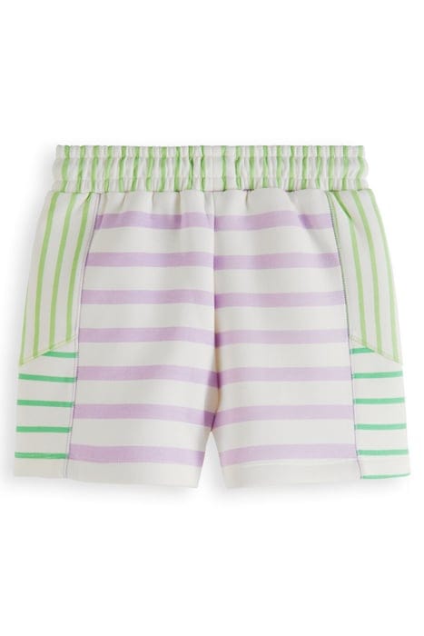 MIXED PRINTED STRIPE SWEATSHORTS STRIPED 2