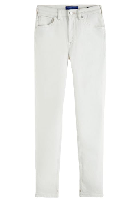 HAUT SKINNY JEANS — GARMENT DYED COLOURS DENIM WHITE 1