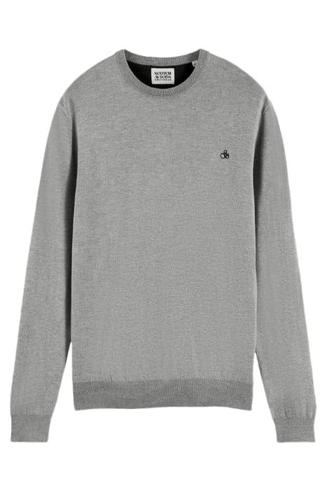 ESSENTIALS - CLASSIC CREWNECK PULLOVER GREY MELANGE 1