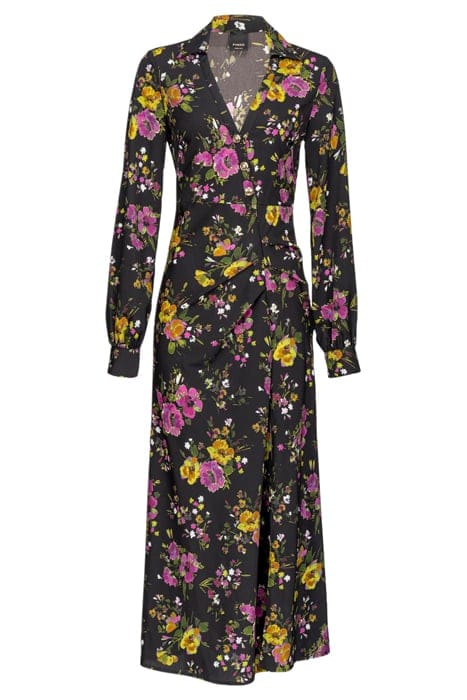 ABADECO ABITO CREPE FLUIDO STA BLACK/FUCHSIA/GREEN 4