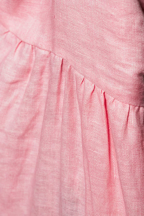 LINEN JUMPSUIT WITH TIE DETAIL WATERMELON 6