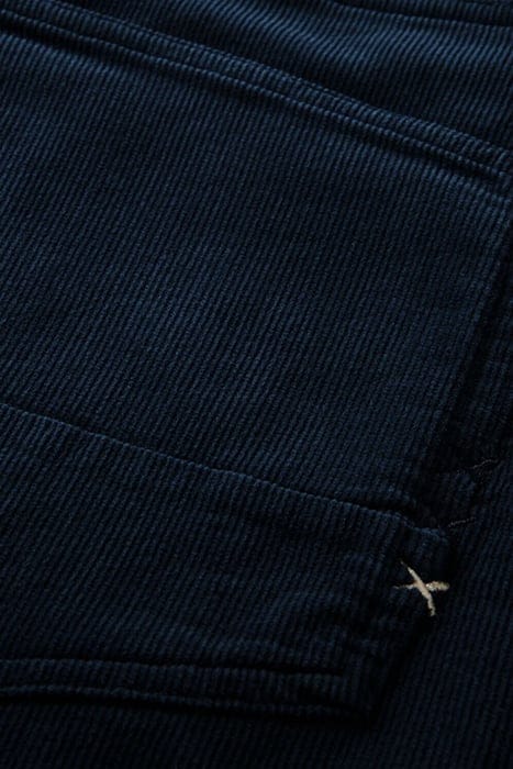 RALSTON REGULAR SLIM PANTS IN STRETCH CORDUROY STEEL 3