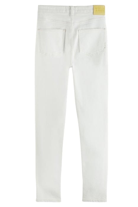HAUT SKINNY JEANS — GARMENT DYED COLOURS DENIM WHITE 2