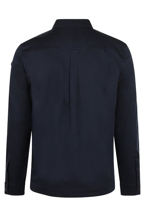 COTTON SHIRT JACKET NAVY 2