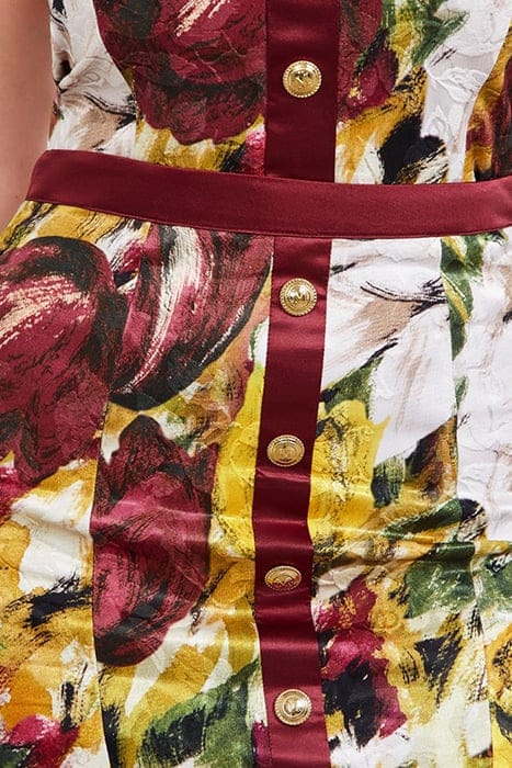 MARCIANO BY GUESS AUTUMN GARDEN BROCAD MINI SKIRT PRINT 9