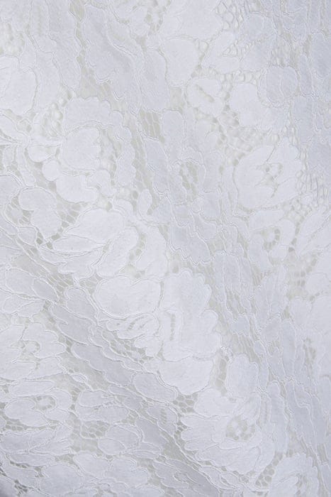 LACE SHIFT DRESS MIDI SNOW WHITE 3