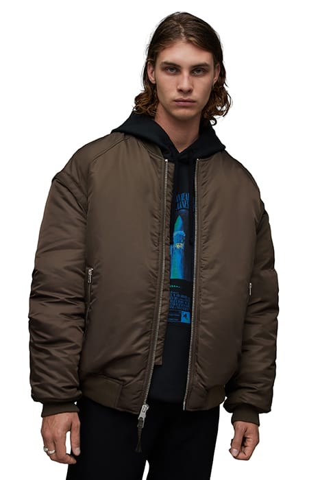 AKIO BOMBER DULL KHAKI 1