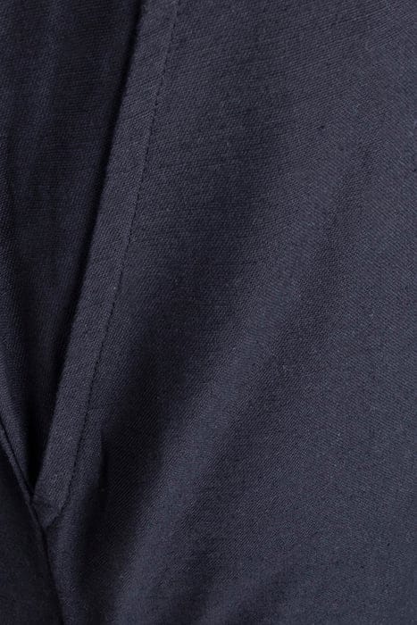 WIDE LEG LINEN TROUSER BLACK 3