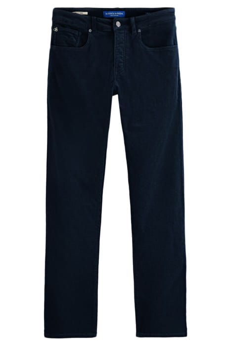 RALSTON REGULAR SLIM PANTS IN STRETCH CORDUROY STEEL 1