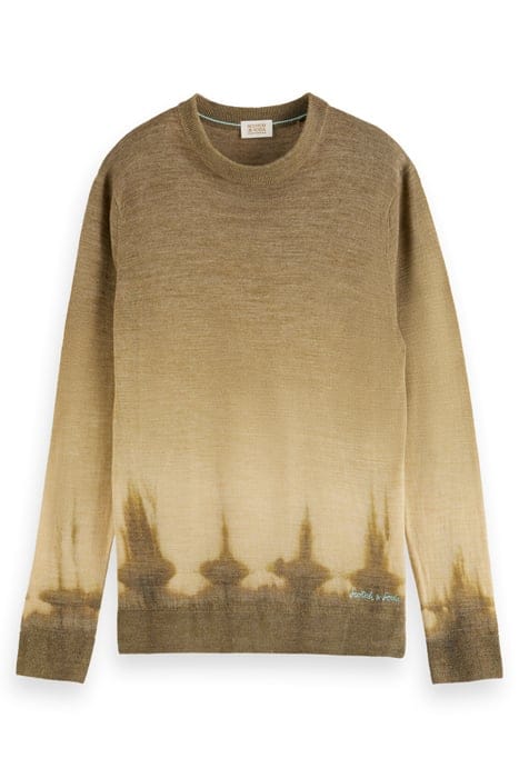 TIE-DYED WOOL-BLEND CREWNECK PULLOVER COMBO C 1