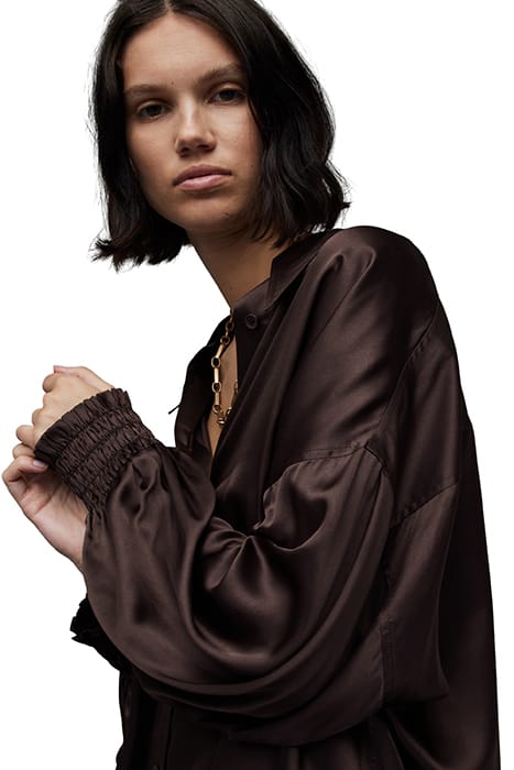 CHARLI SHIRT WARM CACAO BROWN 7