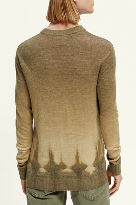 TIE-DYED WOOL-BLEND CREWNECK PULLOVER COMBO C 3