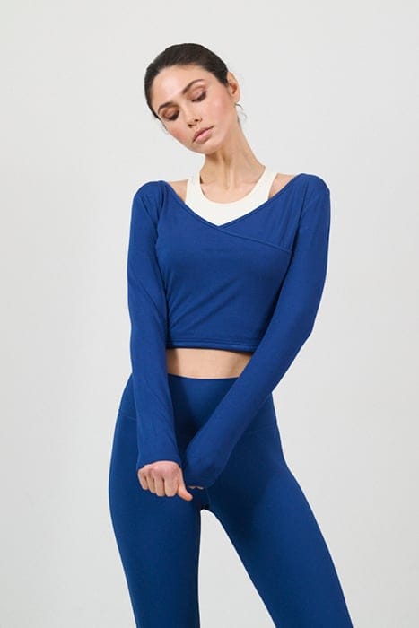 RIVER LIFT CROSS OVER LONGSLEEVE WITH TANK ESTATE BLUE 1