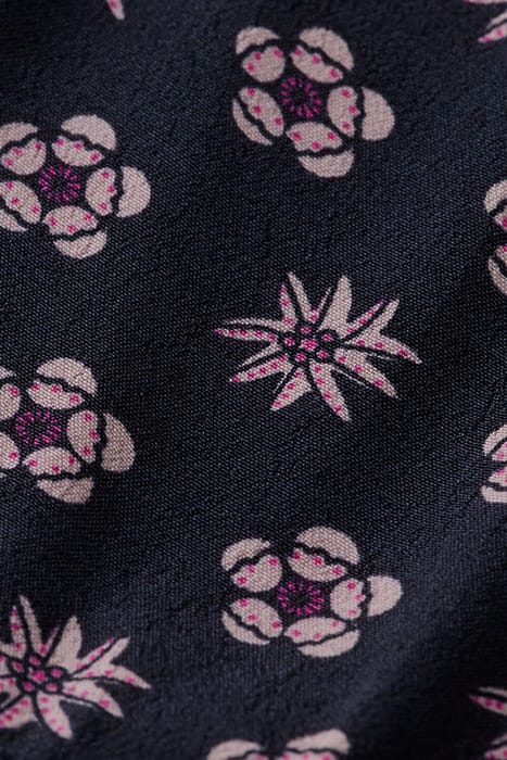 LONG-SLEEVED ALL-OVER PRINTED DRESS NIGHT PATCHWORK FLOWER 2