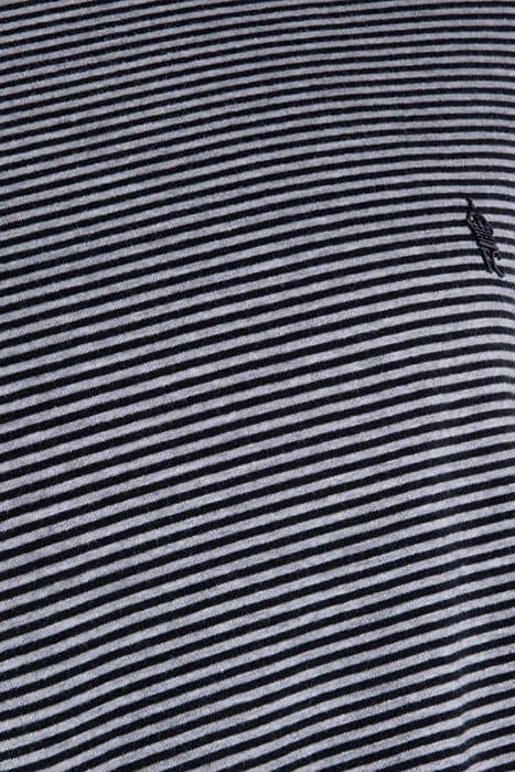 SMALL STRIPE Y/D MARINE / GREY MEL 3