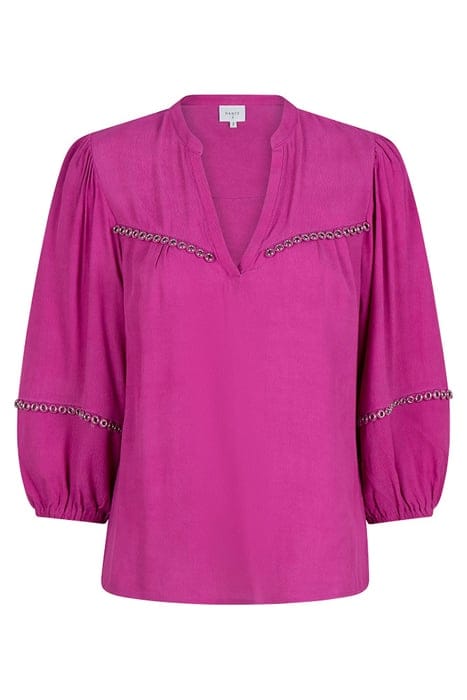 D6VALE EYELET DETAILED TOP PINK BERRY 3