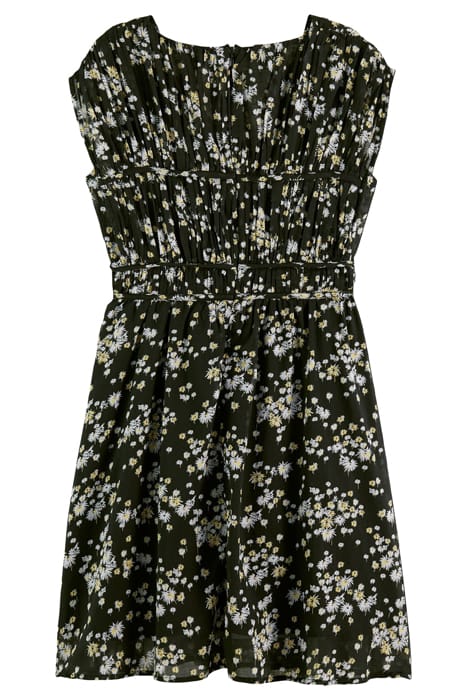 DRAPED MINI DRESS DANDELION BLACK 9