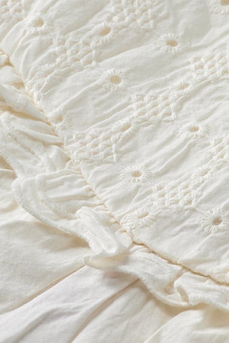 SHORT-SLEEVED BROIDERIE ANGLAISE TOP VANILLA ICE 6