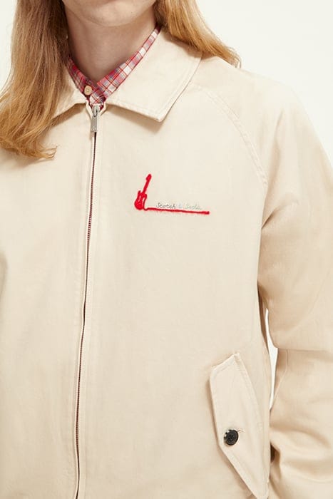 COTTON BLOUSON JACKET STONE 8